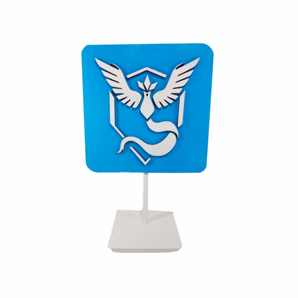 Pokemon símbolo azul